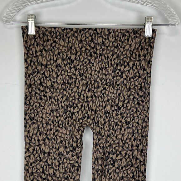 Spanx Look At Me Now Brown Mini Leopard Leggings size Medium - Picture 6 of 10